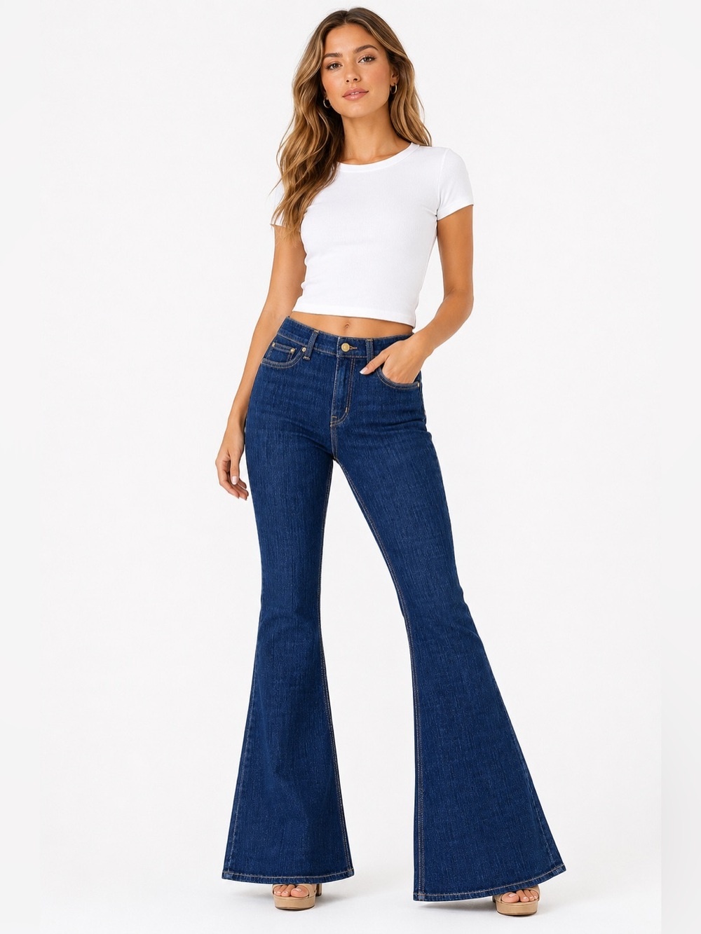 NWT J Crew Skinny Flare Denim Jeans 29